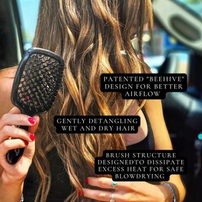 Щетка для волос Superbrush Mini The Original Italian Patent Pink – фото 8