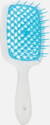 Щетка Superbrush с закругленными зубчиками бело-голубая, 20,3 х 8,5 х 3,1 см – фото 2