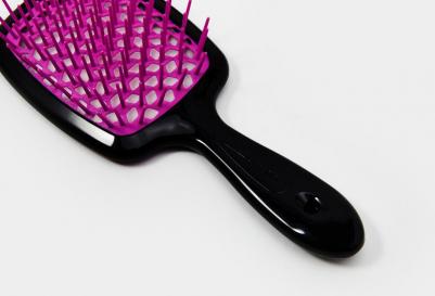 SUPERBRUSH Щетка для волос 20.3 x 8.5 x 3.1, 71SP226FUX, черный, фуксия – фото 3