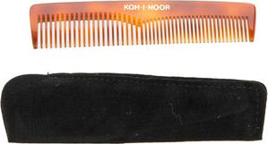 гребень для волос компактный ручной работы с футляром, малый - "Pettine Segato" – фото 1