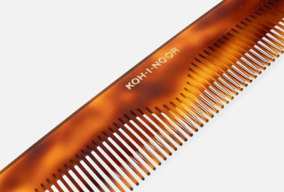 гребень для волос компактный ручной работы с футляром, малый - "Pettine Segato" – фото 2