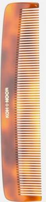 Гребень для волос, с узким рядом зубьев средний, компактный - ручной работы с футляром - "Pettine Segato"