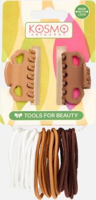 Набор резинок для волос Набор 2 краба + 18 резинок