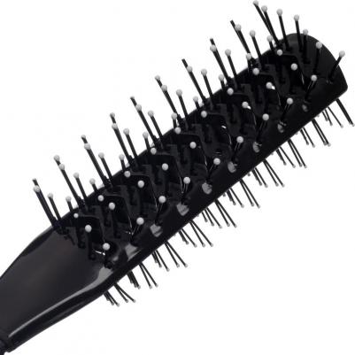 Расчёска вентиляционная 072 двусторонняя пластиковая чёрная – фото 4