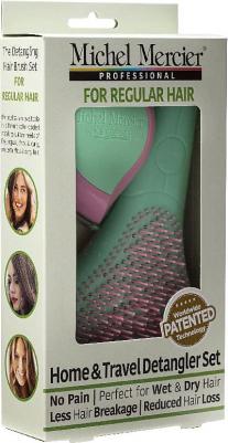 Detangling Set Набор щеток для нормальных волос в пастельных тонах: щетка классическая и компактная – фото 4