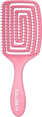 Расческа для сухих и влажных волос с ароматом клубники MZ / Wet Detangler Brush Paddle Strawberry – фото 6