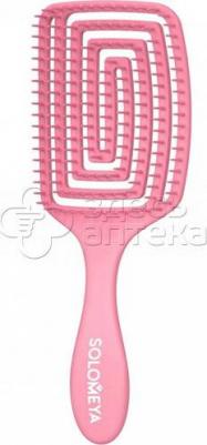 Расческа для сухих и влажных волос с ароматом клубники MZ / Wet Detangler Brush Paddle Strawberry – фото 8