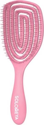 Расческа для сухих и влажных волос с ароматом клубники MZ / Wet Detangler Brush Paddle Strawberry – фото 9