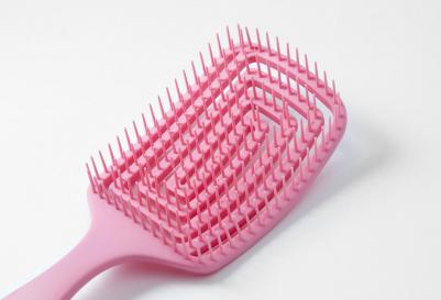 Расческа для сухих и влажных волос с ароматом клубники MZ / Wet Detangler Brush Paddle Strawberry – фото 10
