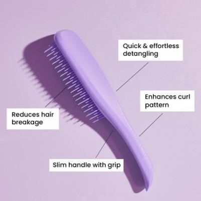 Расческа The Wet Detangler The Naturally Curly Purple Passion – фото 1