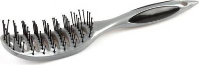 Расческа массажная продувная (OS-5030), серая – фото 6