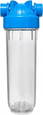 Корпус 10SL ХВС 1/2" прозрачный, ключ и скоба FHPR12 444 – фото 7