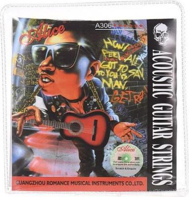 A306-SL Струны для акустической гитары, Silver plated copper, Super light Tension, 11-52 – фото 3