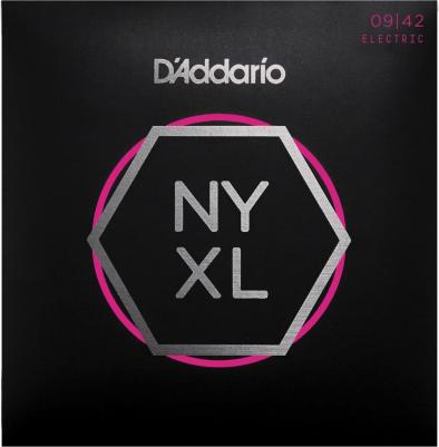 NYXL0942 SUPER LIGHT 9-42 струны для электрогитары, толщина 9-42