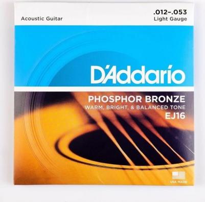 Струны для акустической гитары EJ16 – фото 1