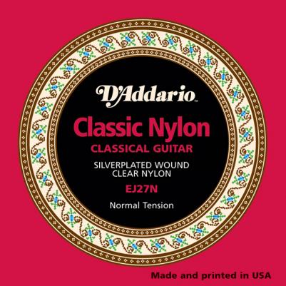 Струны для классической гитары Classic Nylon Student Normal EJ27N – фото 3