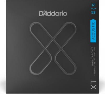 XTABR1253 SET ACOUS XT 80/20 LIGHT струны с покрытием XT для акустической гитары, 12-53