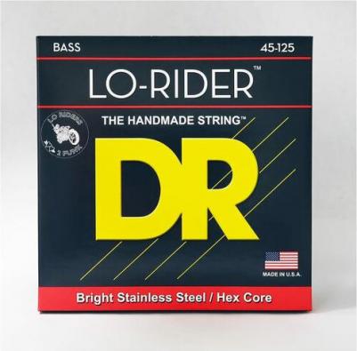DR MH5-45 серия Lo-Rider для 5-ти струнной бас-гитары, нержавеющая сталь, Medium