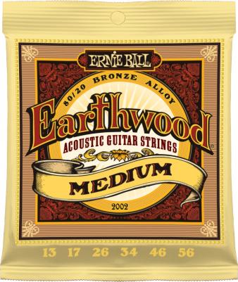 2002 струны для акуст.гитары Earthwood 80/20 Bronze Medium – фото 1