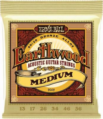 2002 струны для акуст.гитары Earthwood 80/20 Bronze Medium