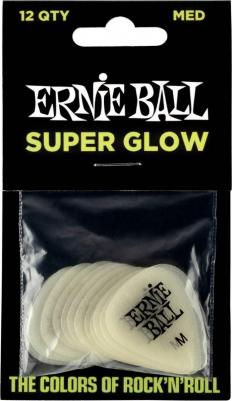 9225 медиатор. Средний/0,72мм/Белый цвет/Светится в темноте/12 шт.в уп./цена за упаковку – фото 2