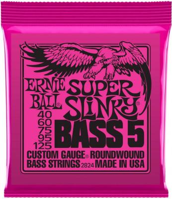 Струны для 5 струнной бас-гитары 2824 Nickel Wound Slinky Super 40-125 – фото 3