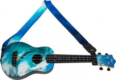 S35 SURF ремень для укулеле, материал полипропилен, цвет синий – фото 3