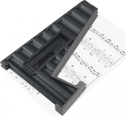 17591-000-55 WAVE 20 компактная, устойчивая складная стойка для акустической гитары, пластик, цвет черный – фото 1