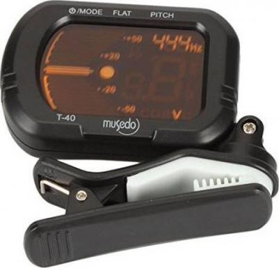 T-40 хроматический тюнер на прищепке, черный – фото 3