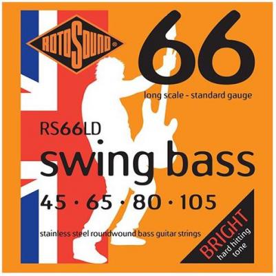 RS66LD BASS STRINGS STAINLESS STEEL струны для бас-гитары, сталь, 45-105