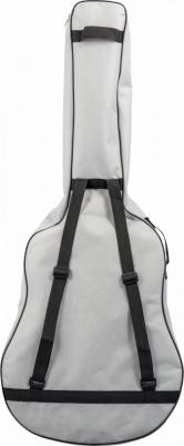 TGB-A-01GRY чехол для акустической гитары, без утепления, 2 наплечных ремня, цвет серый – фото 1