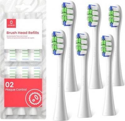 Комплект насадок Профессиональная чистка P1С1 W06 (6шт, Белый) – фото 8