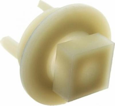 00418076 муфта шнека для кухонного комбайна, мясорубки, бежевый, 1 шт