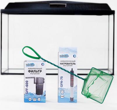 Аквариум прямоугольный (100 л, 755х329х430 мм) с крышкой – фото 5