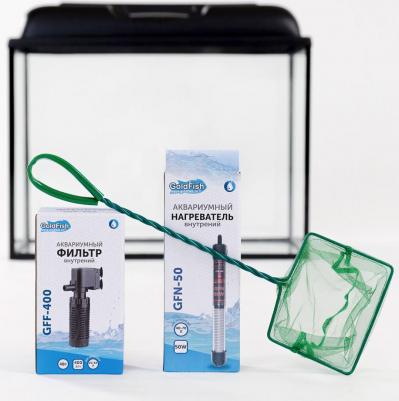 Аквариум прямоугольный (60 л, 560х290х404 мм) с крышкой – фото 6