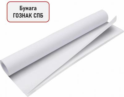 Бумага для акварели 5 листов, А0, 200 г/м?, картонный тубус, белый, CLASSIC – фото 1