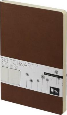 Скетчбук SKETCHBOOK BV, 140х210 мм, 100 л.,100 гр. в мягком переплете ФУКСИЯ