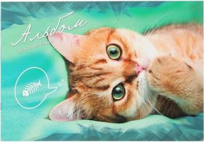 Альбом для рисования, А4, 12 листов, скоба, обложка офсет, VK, 205х290 мм, "Верные друзья", 12А4C, A140673 – фото 6