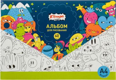 Альбом для рисования Класс Максики А4 40 листов мультяшки