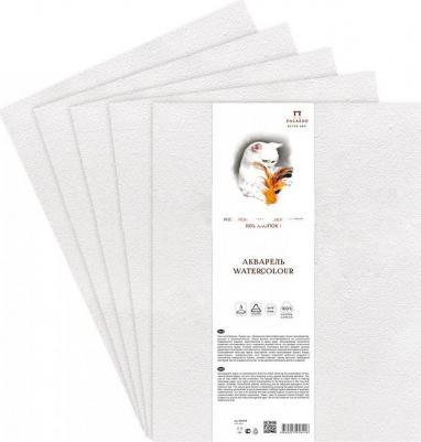 Бумага для акварели 5 листов, 35 х 50 см "Palazzo", 300 г/м2, хлопок – фото 1