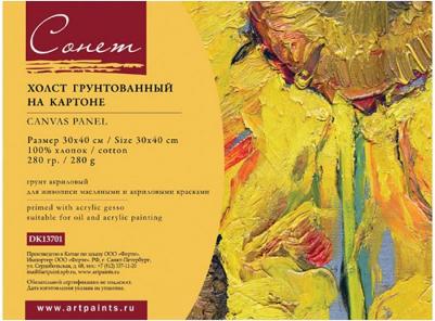Холст на картоне, 30х40 см – фото 1