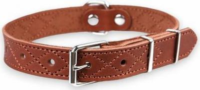 Ошейник для собак Новара, обхват шеи 37-51 см, ширина 2,5 см, красный – фото 2