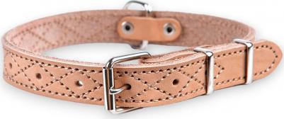 Ошейник для собак Новара, ширина 2 см, длина 50 см, натуральный