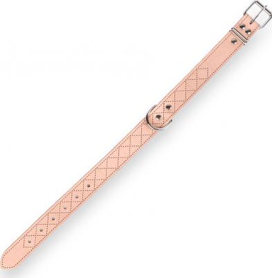 Ошейник для собак Новара, ширина 3,5 см, длина 65 см, натуральный – фото 1