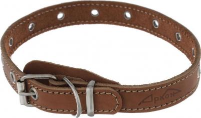 Ошейник для собак о20унк универсальный коньячный 20 мм 44 см – фото 14