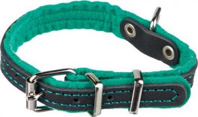 ошейник Фетр 16 черный/зеленый оф16з