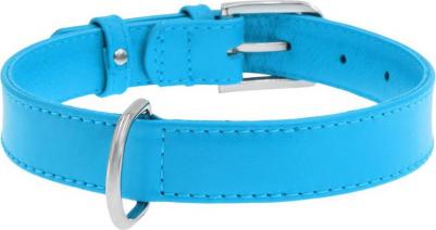 Ошейник для собак Glamour без украшений 25мм, 38-49см синий