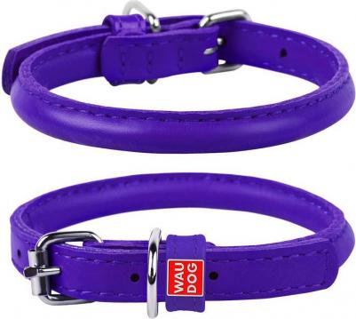 Ошейник GLAMOUR круглый для длинношерстных собак фиолетовый – фото 3