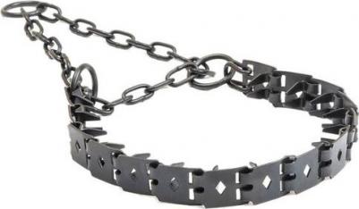 Ошейник для собак строгий, пластинчатый, вороненый, 60 см x 27 мм x 1,5 мм – фото 8