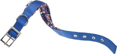 Ошейник для собак Daytona Fantasy C25/45 синий, нейлон